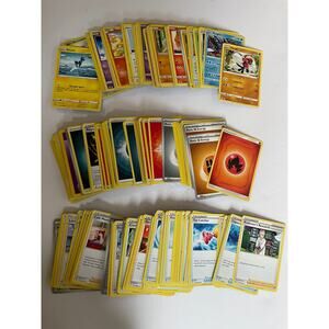 Pokemon Cards Lot of 300 TCG Basic Trainer Energy 100/100/100 No Doubles/ Fakes